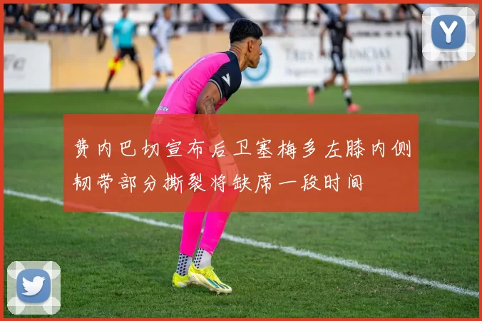 费内巴切宣布后卫塞梅多左膝内侧韧带部分撕裂将缺席一段时间